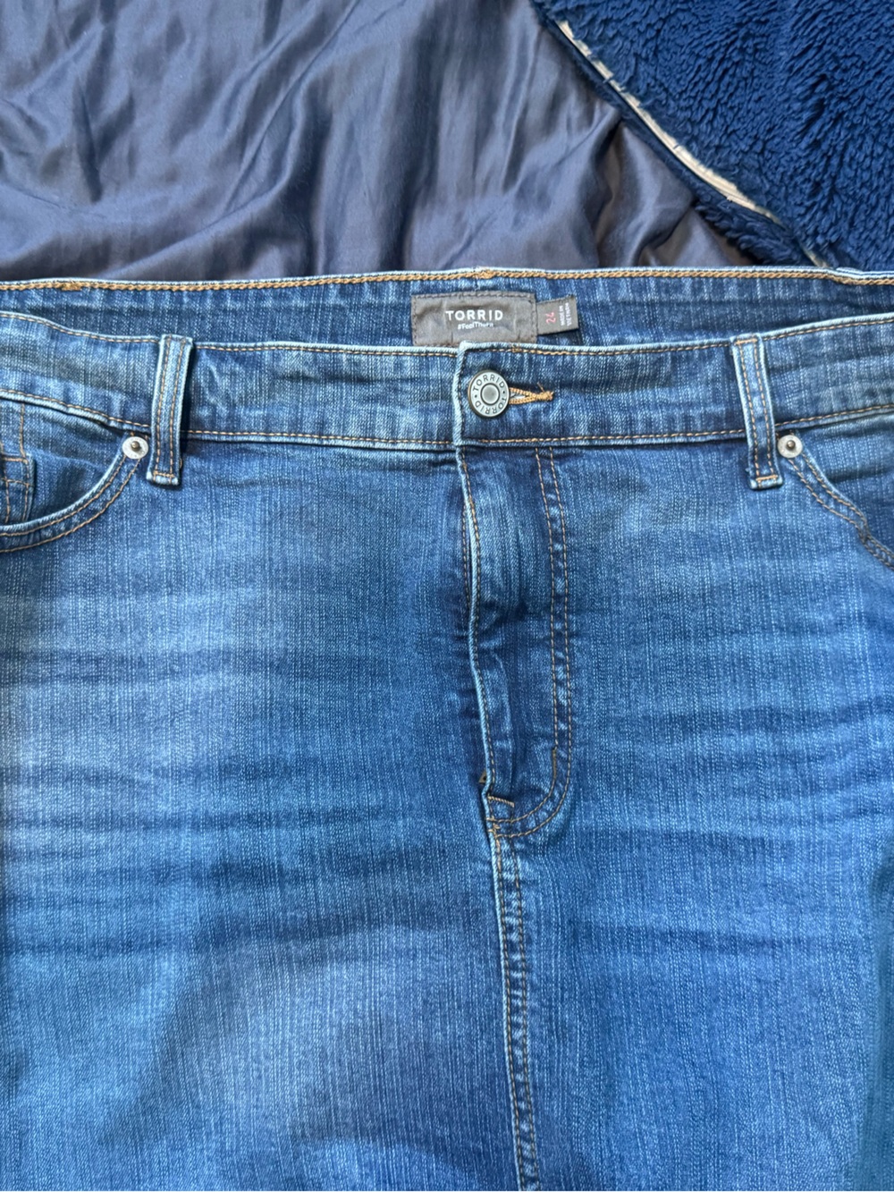 Plus size Jean Skirt - Torrid